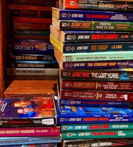 Star Trek pulp novels from 45 years.